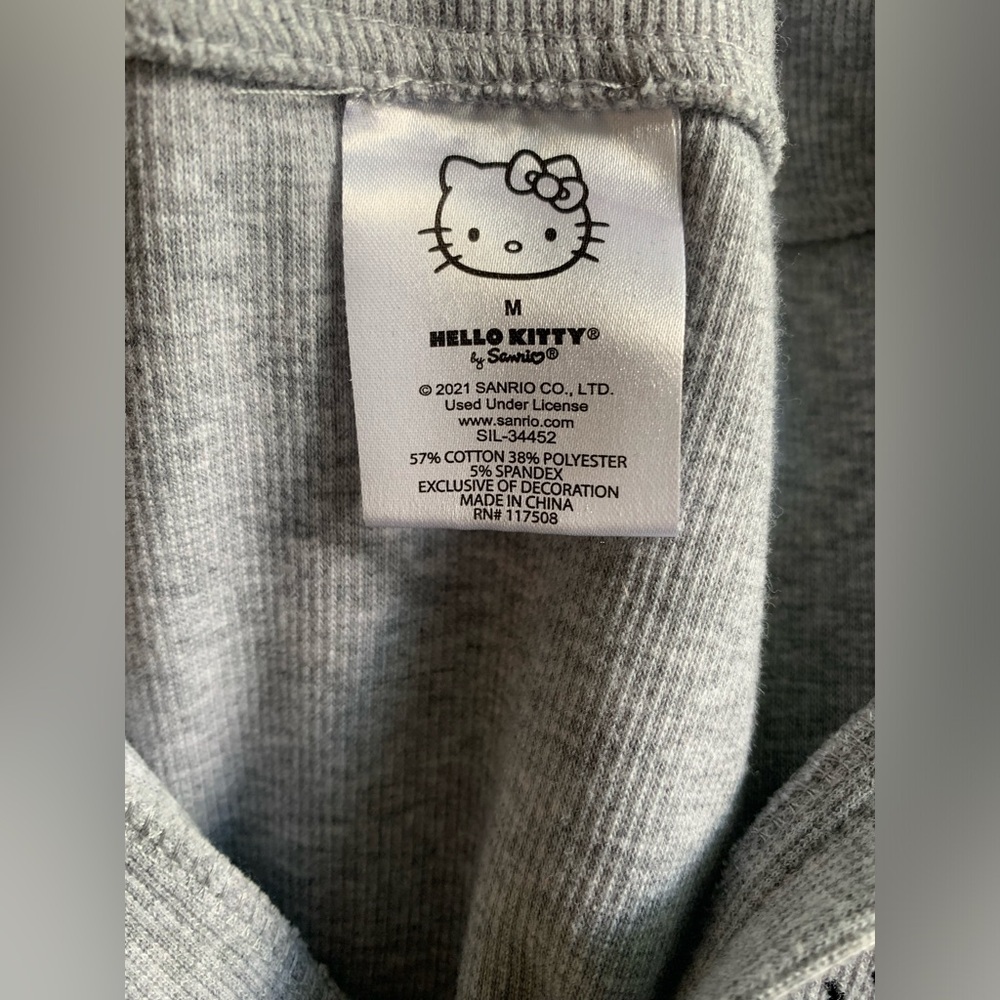Excellent Condition, Hello Kitty by Sanrio Ribbed Polo Dress w/ Logo, Sz Medium - Picture 6 of 7